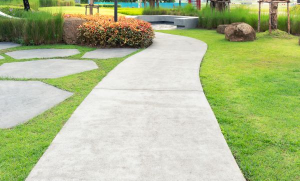 Concrete Walkway Resurfacing in Amarillo